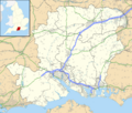 Hampshire UK location map