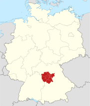 Locator map Mittelfranken in Germany.svg