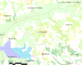 Map commune FR insee code 29054