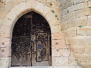 Archivo:Puerta del álamo negro del castillo de Pedraza
