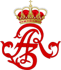 Archivo:Royal Monogram of King Augustus III of Poland