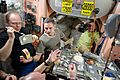 STS-131 Oleg Kotov, Mikhail Kornienko and Alexander Skvortsov