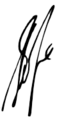 Shania twain signature