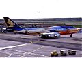 Singapore Airlines B747-400 (9V-SPK) in Tropical livery