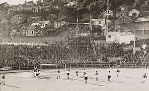 Archivo:Stade municipal du Havre - Wedstrijd Nederland-Tsjechoslowakije, WK 1938