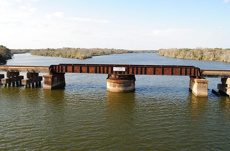 Swing Bridge Over Lavaca River