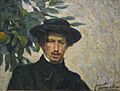 Umberto Boccioni - Self-portrait, oil on canvas, 1905, Metropolitan Museum of Art