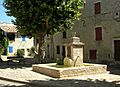 ALBA-LA-ROMAINE.Vue du village