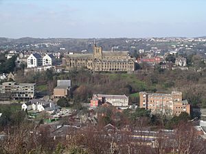 Archivo:Bangor from Bangor-mountain