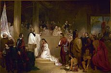 Archivo:Baptism of Pocahontas