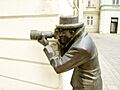 Bratislava Bronze Paparazzo