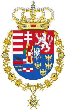 Archivo:Coat of Arms of Archduke Franz Ferdinand of Austria (Order of Charles III)
