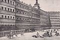 Detail from A bull fight in the Plaza Mayor, Madrid Met DP890494 (cropped)