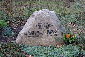 Archivo:Ernst & Helmut Ruska, Waldfriedhof Zehlendorf - Mutter Erde fec