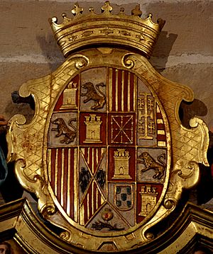 Archivo:Escudo felipe ii retablo pamplona