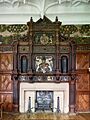 Gilling Castle. The fireplace