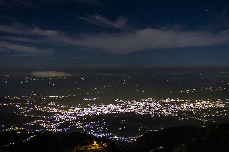 Huehuetenango - Ciudad de noche