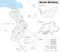 Karte Bezirk Monthey 2007