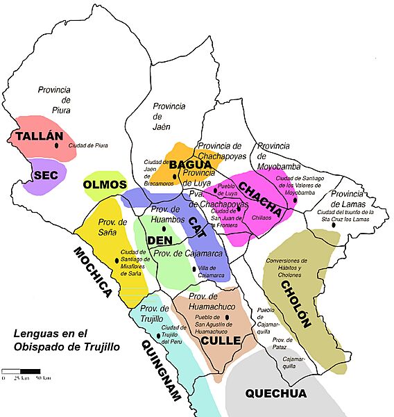 Lenguas del obispado de Trujillo