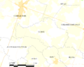 Map commune FR insee code 53075