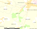 Map commune FR insee code 62686
