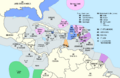 Map of the Territorial Waters in the Caribbean