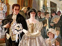 Matrimonio de Simón Bolívar by Tito Salas, 1921.jpg