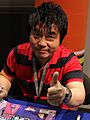 Motohide Eshiro at Anime Expo 2016, cropped