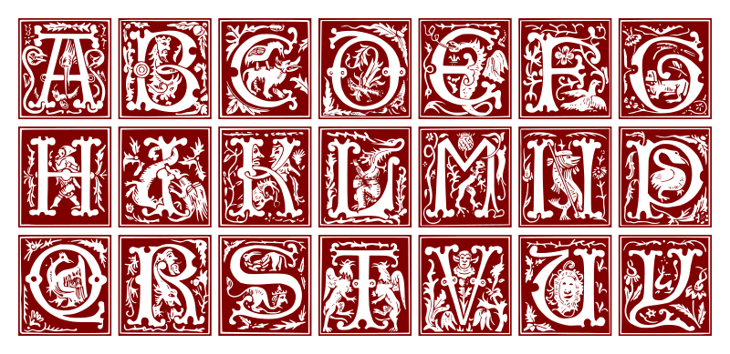 Ornamental Alphabet - 16th Century