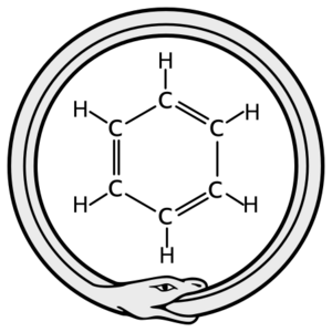 Archivo:Ouroboros-benzene