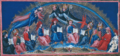 Paradis de Dante - Premier cercle des professeurs du royaume (miniatures de Giovanni di Paolo, XVe siècle)