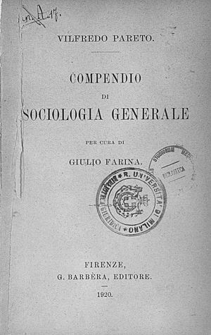 Archivo:Pareto, Vilfredo – Compendio di sociologia generale, 1920 – BEIC 15668284