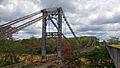 Puente colgante sobre el río Cuyuní
