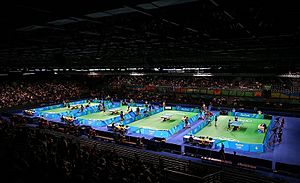 Archivo:Riocentro table tennis venue 2016 Summer Olympics 06.08.2016