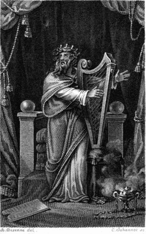 Archivo:Roi David gravure imprimée en 1817
