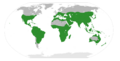 Rutoideae distribution