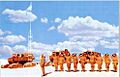 Saludo a la Bandera Argentina durante la Operación 90
