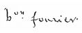 Signature de Joseph Fourier