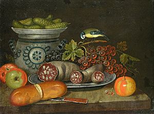 Archivo:Still life with sausages