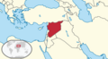 Syria in its region (de-facto)