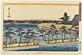 Templo de Benten junto al lago de Shinobazu, en Ueno (Hiroshige)