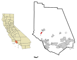 Ventura County California Incorporated and Unincorporated areas Oak View Highlighted.svg