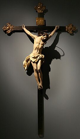 Archivo:Anton maria maragliano, crocifisso, 1723 (sanremo, santuario di nostra signora della costa) 01