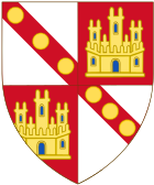 Archivo:Arms of Infante Ferdinand of Castile, Count of Aumale and Baron of Montgomery