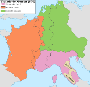 Carolingian empire 870