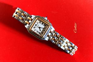 Archivo:Cartier Panthere lady's 2 tone watch