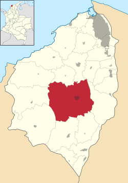 Sabanalarga ubicada en Atlántico (Colombia)