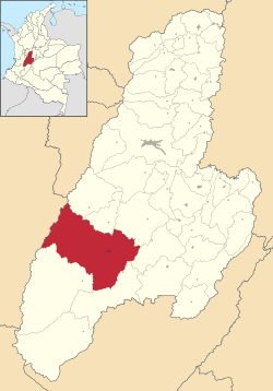 Chaparral ubicada en Tolima