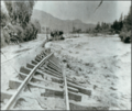 Crecida del río copiapo en tierra amarilla, en 1919