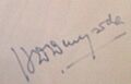 DeveGowda autograph